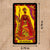 Sizing of the African Tarot, shows off the back of the card  the art style. 