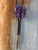 Amethyst Crystal Bolo Tie. Purple Stone Bola Leather Lariat Necklace