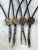 Classic Ammonite Bolo Tie. Fossil Stone Bola Leather Lariat Necklace