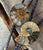Classic Ammonite Bolo Tie. Fossil Stone Bola Leather Lariat Necklace