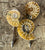 Ammonite Lapel Pin, Fossil Stone Brooch. Stick Pin, Hat Pin, Alternative Boutonniere