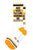 White and orange "Are You Fucking Kidding Me" Socks, By Gumball Poodle. Made in USA!