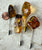 Baltic Amber Lapel Pin, Fossil Brooch. Stick Pin, Hat Pin, Alternative Boutonniere