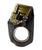 X-Large Bismuth Crystal Ring, Gunmetal Patina Electroformed Copper, Wide Band. Size 8.5