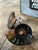 Black Ammonite Fossil Cufflinks, Rare Stone Cuff Links