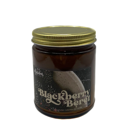 blackberry beret soy wax candle
