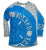 Blue Manhole Cover Hacci Knit Pullover, Women's Cut - Detroit Tire Print, Gameday Football Colors!