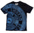 Detroit Manhole Cover T-Shirt, Tire Print. Blue on Black - New Uniform Football Fan Inspired!
