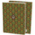 Notebook with cannabis leaf pattern and cover reads "I feel amazingly creative today."
