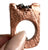 Meteorite Rings, Large Electroformed Copper Setting