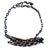 Desert Lace Cholla Cactus Choker - Electroformed Copper, Antique Patina