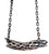 Desert Lace Cholla Cactus Choker - Electroformed Copper, Antique Patina