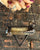Natural African Smoky Citrine Crystal Horizontal Triangle Choker. Dark, Oxidized Electroformed Copper