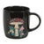 Dark Forest Mushroom Mug, Ceramic Coffee Cup.