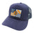 Detroit Flag Hat, Detroit Baseball Fan Gameday colors - Trucker or Flatbill Style