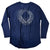 Old Tiger Stadium, Navin Field Blueprint Long Sleeve Shirt, Navy Hacci Knit Light Sweater