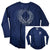 Old Tiger Stadium, Navin Field Blueprint Long Sleeve Shirt, Navy Hacci Knit Light Sweater