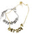 Detroit Bubble Letter Necklace, Balloon Script Pendant