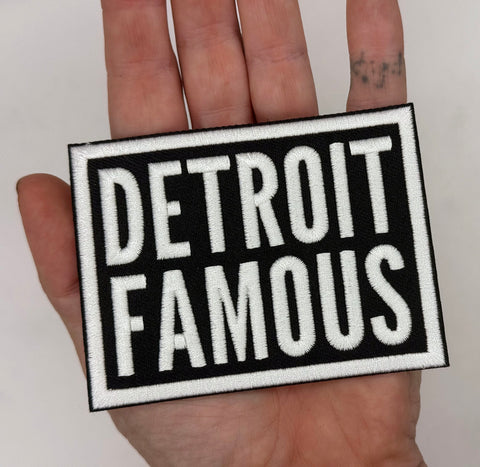 Patch Famous Technics and Chill Iron-on Embroidered Patch