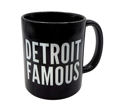 Detroit Famous Ceramic Mug, Coffee Cup
