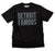 Detroit Famous T-Shirt. Black Unisex Tee