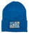 Detroit Flag Beanie - in Football Colors!  Embroidered Patch hat w/ cuff