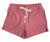 French Terry Manhole Cover Shorts, Mauve - front