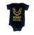 Detroit Phoenix Rising Baby One-Piece, Infant Bodysuit, Black Playsuit