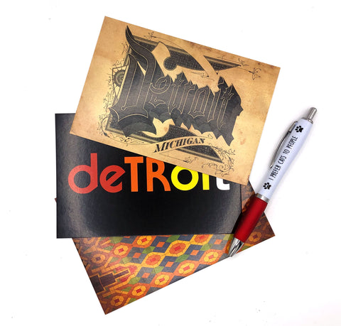 Detroit Postcards - Assorted Designs by Well Done Goods