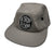 Detroit Techno 5-Panel Cap. Cotton Military Style, Camp Cap in Black, Olive or Grey