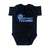 Detroit Techno Football Baby One-Piece, Infant Bodysuit, Black Playsuit