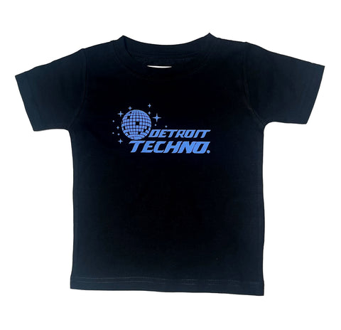 Detroit Techno Football Toddler Tee. Youth T-Shirt, Kids Baby Tee