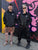 Detroit Techno Skate Jacket. Black Camo Nylon Windbreaker Coach's Jacket
