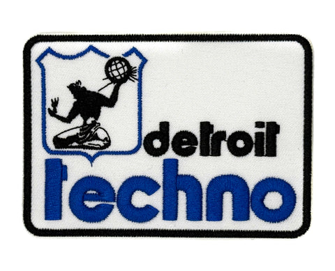 Detroit Techno Fun Police, Iron-on Embroidered Patch
