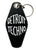 Detroit Techno Motel Style Keychain - Double-Sided Engraved Bag Charm