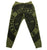 Detroit Tire Manhole Print Pants, Jogger Sweatpants - Military Green