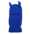 Devil Horns Knit Ski Mask, Royal Blue Balaclava w/ Stuffed 3D Horns