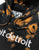 Digital Detroit Bleach Tie Dyed Cropped Hoodie. Reverse Dye Digi Detroit Pixel Script, "Detroit Detroit"