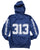 313 x Detroit Sleeve Print - Limited Edition Hoodies - SALE - Tie dyes, special washes & more!