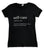 Self Care Definition Ladies T-Shirt, Detroit DJ Dru Ruiz. Women's Black Tee