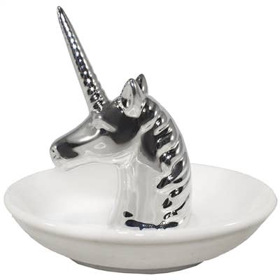 Ceramic Unicorn Ring Dish