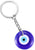 Evil Eye Keychain. Real Glass Charm Keychain, evil eye mini sun catcher