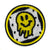 Face Melting. Detroit Rave Scouts D-Merit Badge, 1.5" Iron-on Embroidered Patch