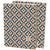 Two notebooks with a geometric pattern on a white background. Small text on notebook reads "Business, bullshit, schemes."