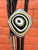 Fordite Bolo Tie. Detroit Agate "Jeepite" Bola Leather Lariat Necklace