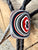 Fordite Bolo Tie. Detroit Agate "Jeepite" Bola Leather Lariat Necklace