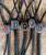 Fordite Bolo Tie. Detroit Agate "Jeepite" Bola Leather Lariat Necklace