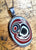 Fordite Pendants, Sterling Silver. Detroit Agate Necklace