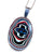 Fordite Pendants, Sterling Silver. Detroit Agate Necklace