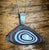 Fordite Pendants, Sterling Silver. Handmade Detroit Agate Necklace